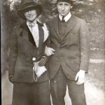 Wyner Album, couple standing